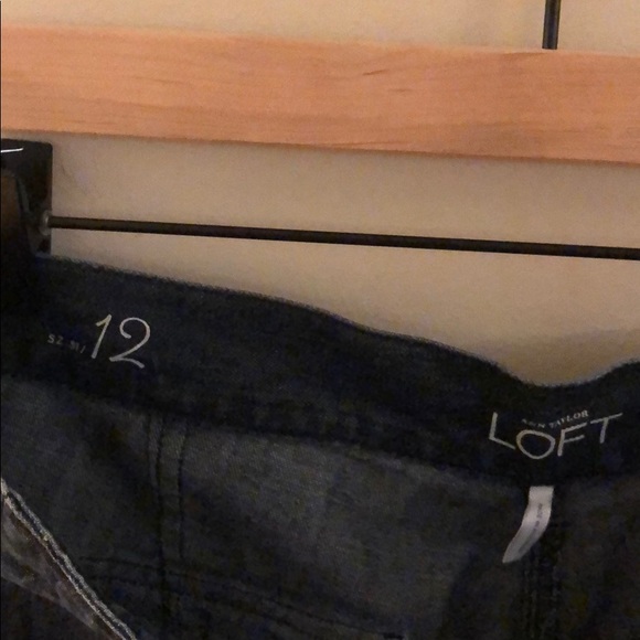 Loft Denim Belted Shorts - Size 12 - Picture 5 of 5
